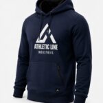 Athletic Line Industries Men's Navy Blue Premium Pullover Hoodie