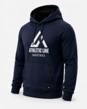 Athletic Line Industries Men's Navy Blue Premium Pullover Hoodie