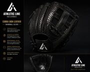 Cobra Snake Skin Leather Baseball Glove with Custom Logo | Athletic Line Industries